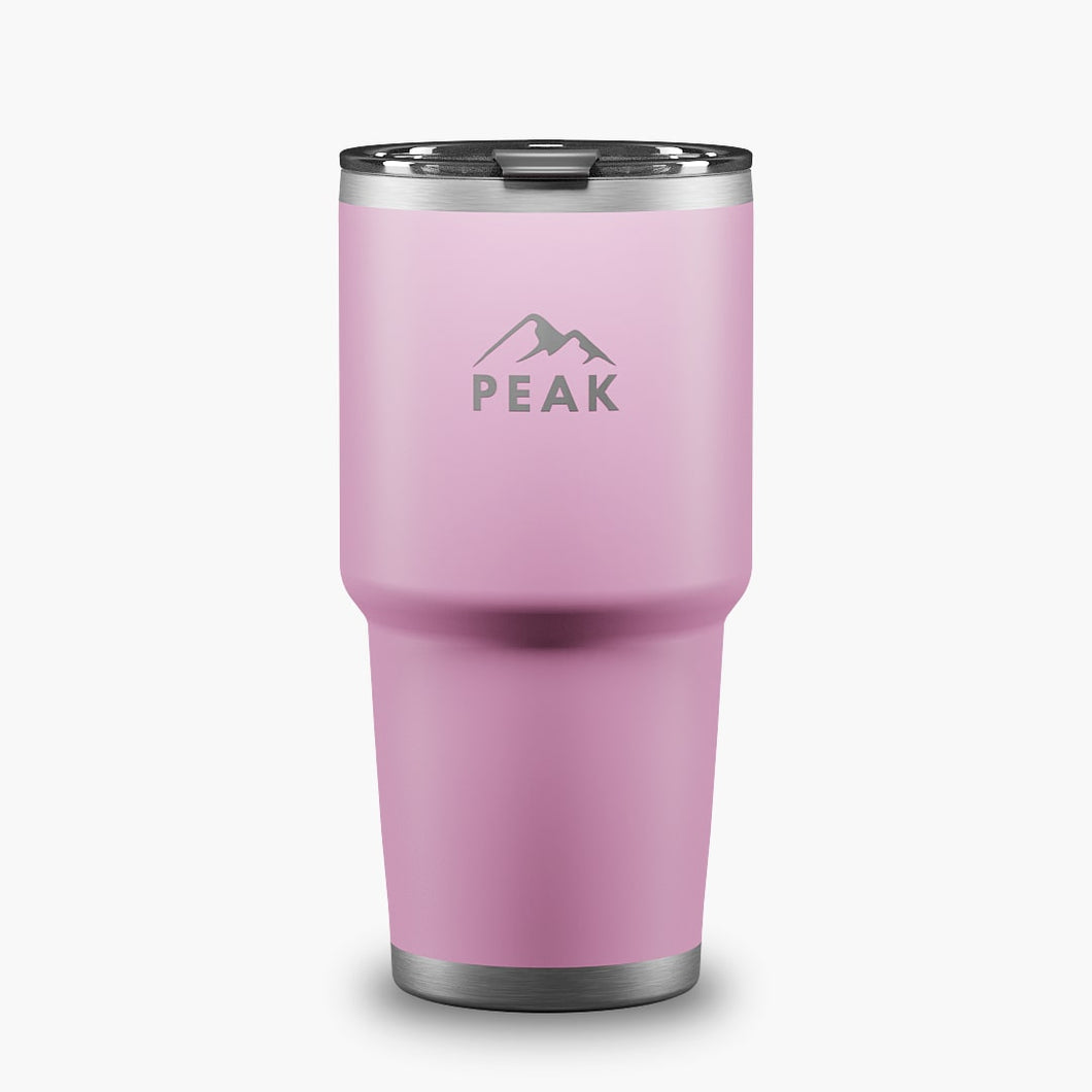 Large Thermal Insulated Cup With No-Spill Lid + Reusable Straw